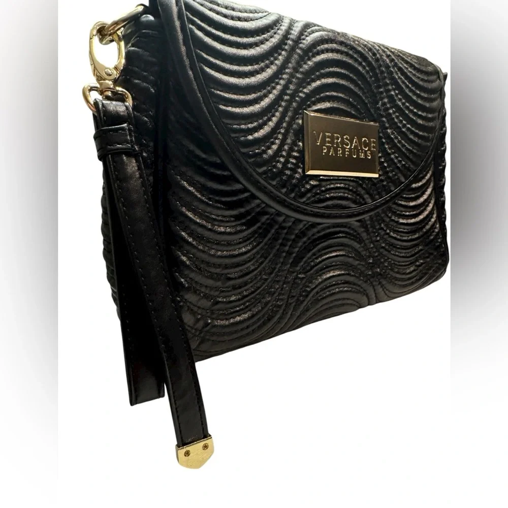 Versace Parfum Black clutch Bag